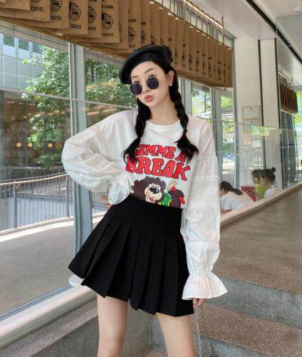 新款秋装蕾丝拼接袖卫衣，女装卫衣/绒衫，83A