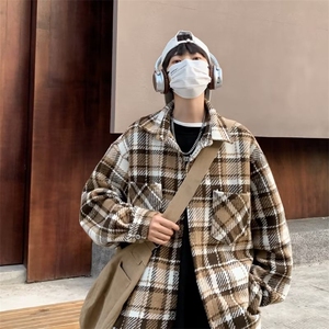 秋季小香风毛呢格子外套J272P55,冬季百褶格子裙怎么搭配图片