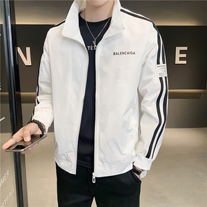 店主风新款夹克外套男春秋休闲百搭时尚立领男士上衣S2208-P90图片