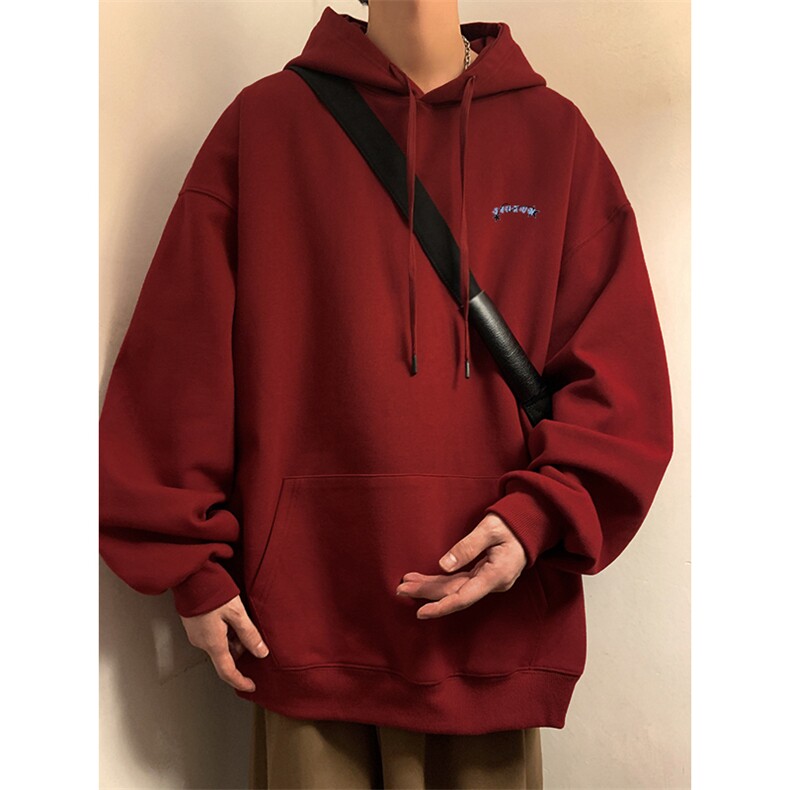 烫花大码340克重磅华棉复合休闲连帽卫衣W4285-P42【特价】,男装卫衣,电商A007