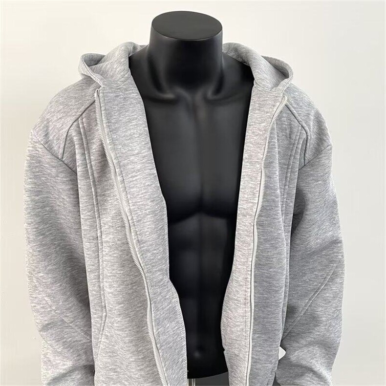W9179-P68自家图现货春季新款连帽美式复古卫衣开衫外套高品质,男装卫衣,星座1608-2