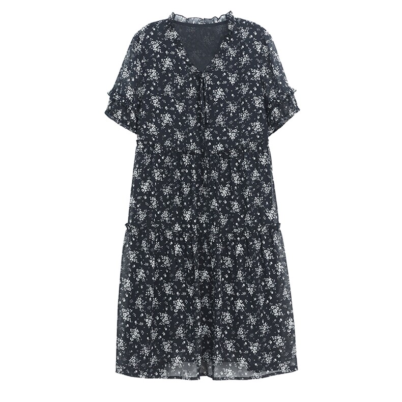 2022夏季新款时尚气质POLO领显瘦休闲舒适连衣裙,女装连衣裙,独衣靓