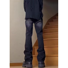 弯刀微喇牛仔裤男款2025夏季美式复古vibe直筒长裤子NQ007，男装牛仔裤，星座1116A（原606A-3）