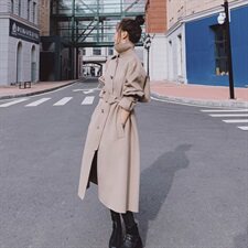 新款D17--P165新款燕麦色毛呢外套控258，女装毛呢外套，浙宝169A(原263)