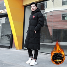 新款主推亲子装长款加厚连帽棉衣外套XZ109-6988-P158，男装棉衣，星座109