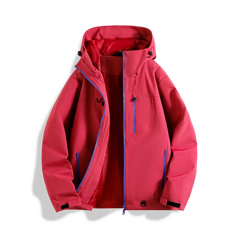 新款男女高品质户外登山服青少年学生冲锋衣夹克外套HS6633-P80,男装夹克,星座1206（原A206）