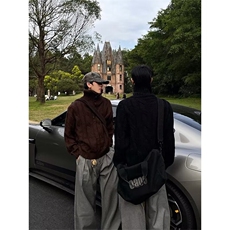 费尔岛提花复古秋冬季针织羊毛鹿毛绒粗针老钱风毛衣，男装针织衫/毛衣，星座1210-1