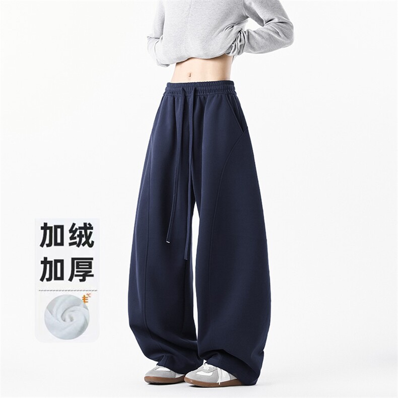 B258-K2939加绒40控98抖音品质弯刀卫裤65%棉35%聚酯纤维,男装休闲裤,电商B258
