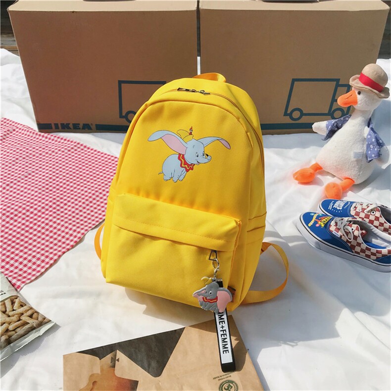 开学季韩版牛津布背包小飞象双肩包卡通印花校园书包,女包,星座510A-2