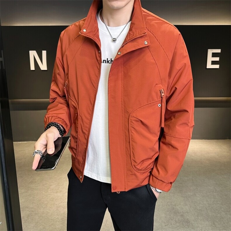 507A-JK870-P80 2025春夏青少年百搭休闲外套夹克衫图片