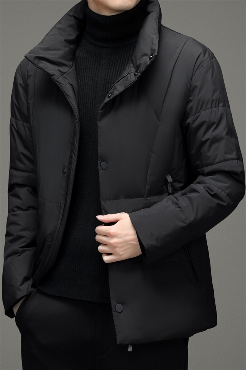BEYR6629970钱塘2020-2中年男士冬季厚款时尚休闲立领羽绒服P250,男装羽绒服,钱塘207-2