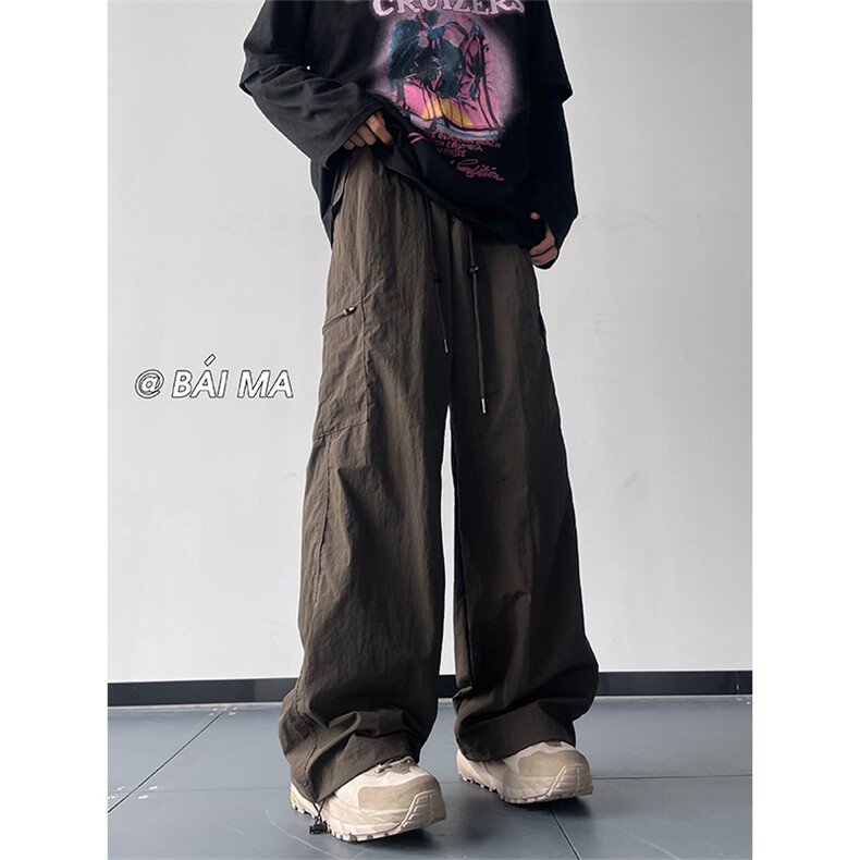 03秋季新款多口袋工装裤百搭显瘦降落伞兵裤子XZ211-1-K2348-P60,男装工装外套,星座211-1