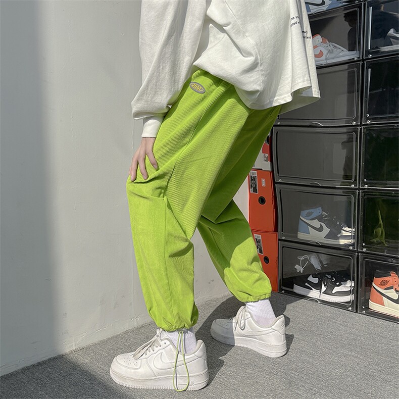 703-K275-P45 春季5色 灯芯绒糖果色休闲长裤图片