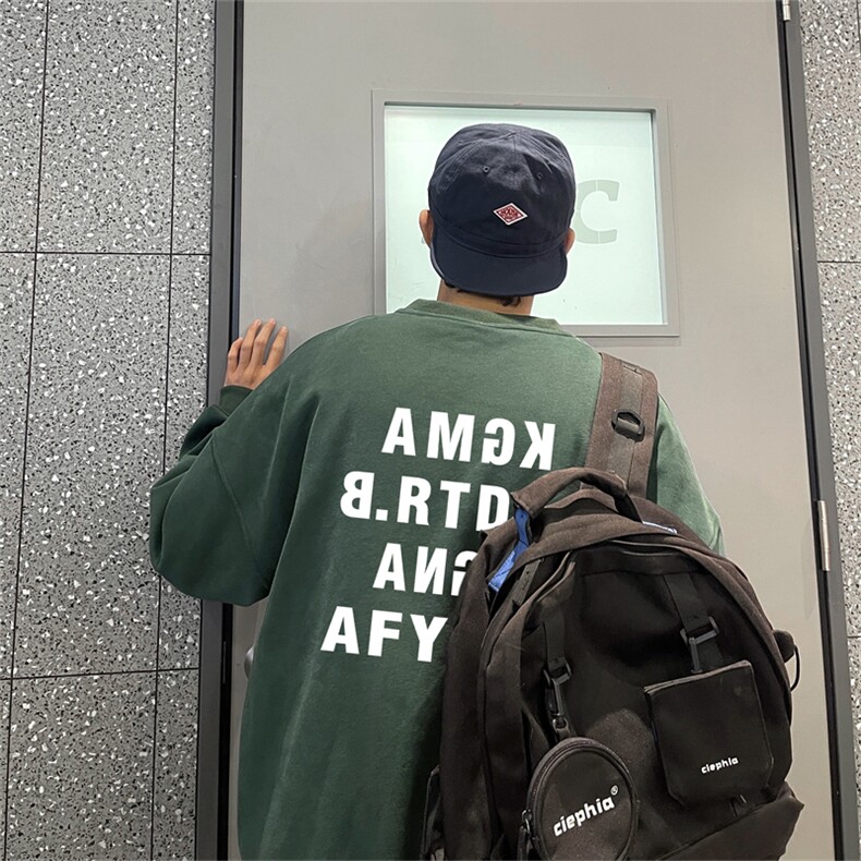 特P25控48 秋冬新款男士圆领卫衣宽松休闲日常百搭上衣WQ2437图片