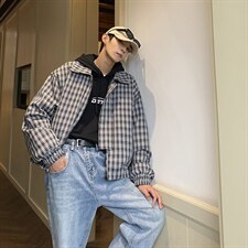 【2025秋冬】韩系垫肩短款外套夹克货号：2167棉衣货号：MY2167，男装夹克，星座112A