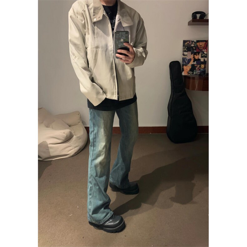 【有货】cleanfit高级感玉米格外套底特律工装夹克8252LL-特P65,男装夹克,星座1007（原301D）
