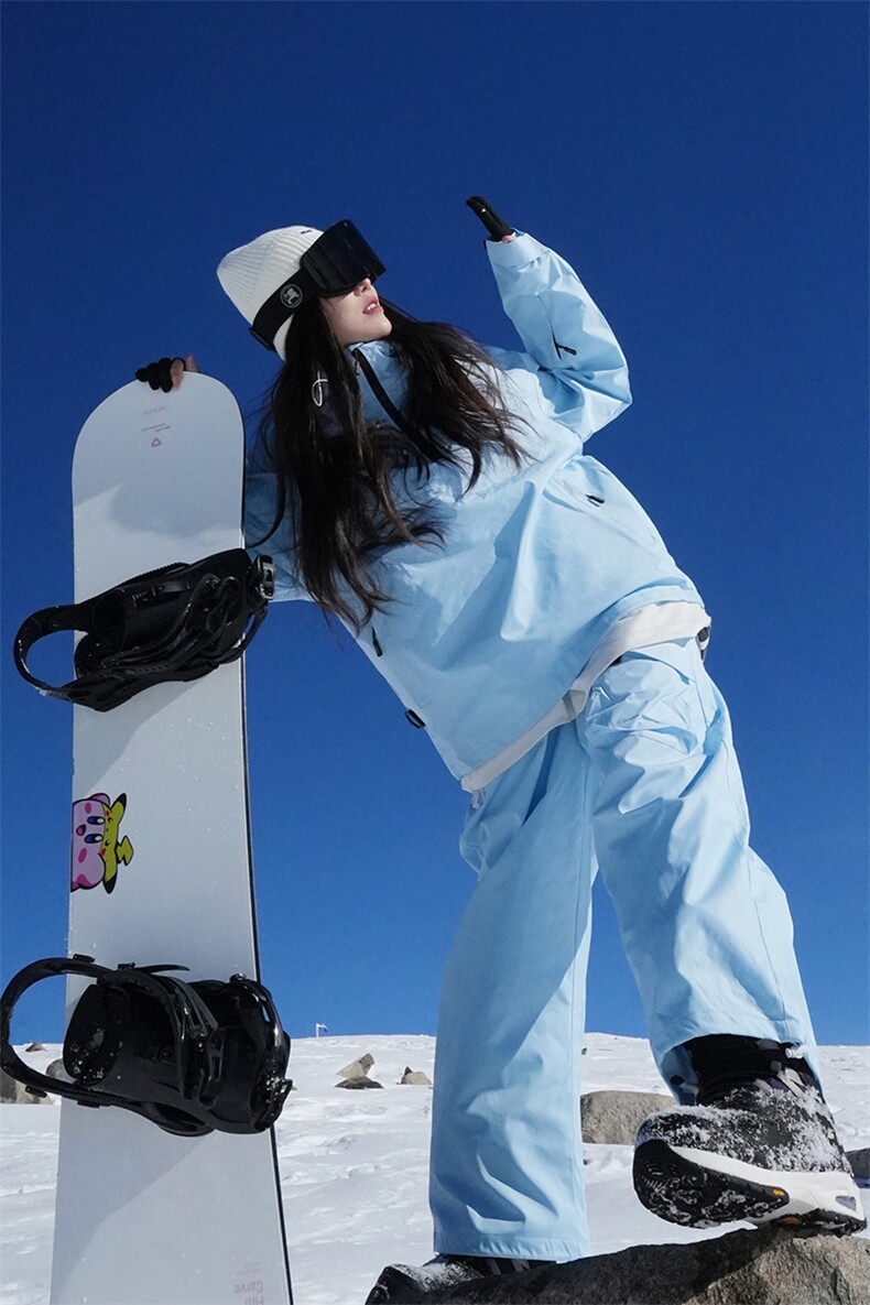 24冬新防风防水单板双板滑雪服套装男女中性风保暖外套TZ033-P220,男装休闲套装,电商A001-1