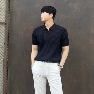 【网图现货】美式硬汉风冰丝凉感潮流短袖T恤T007/特P30图片