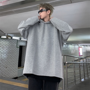A999-P45 2024新款连帽卫衣男秋冬季潮牌高级感oversize休闲外套图片