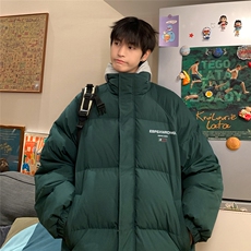 特批内景时尚字母印花面包服翻领棉衣A247-TPMY63701特批75控128，男装棉衣，电商A247