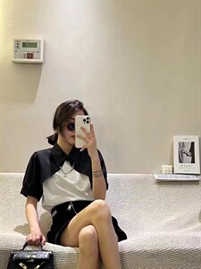 翻领衬衣图片