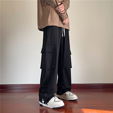 秋季新款潮流工装风大口袋宽松直筒休闲裤B315-K24260-特p35控68，男装工装外套，电商B315