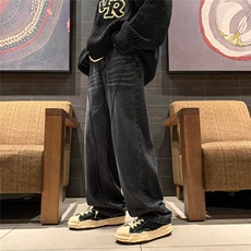 牛仔裤男秋季潮大码休闲裤子高街M872P40，男装牛仔裤，星座1116-2