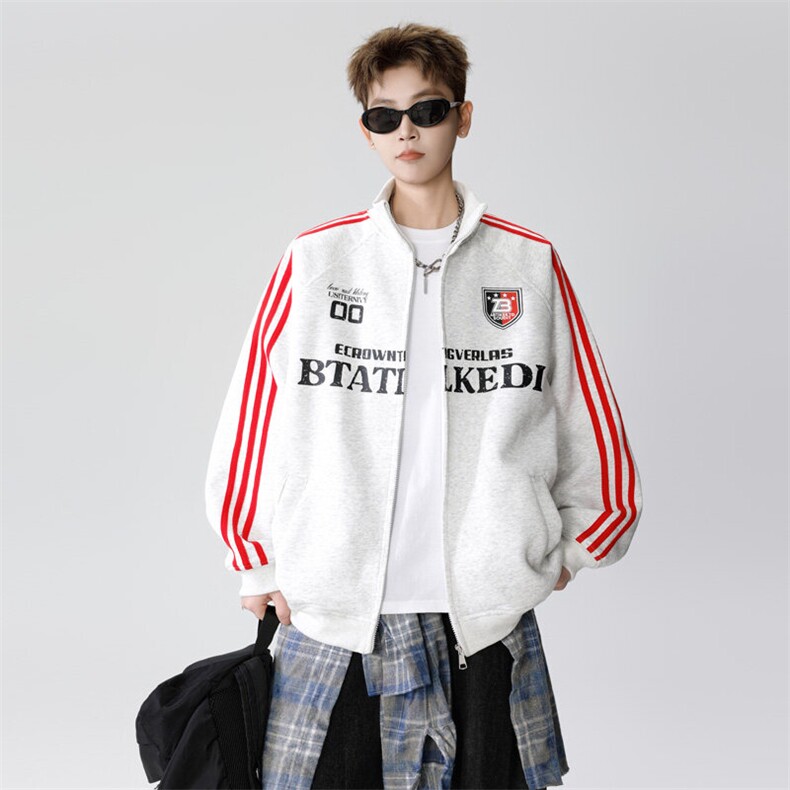 2025春节潮牌开衫卫衣百搭学生外套WY09特P68,女装短外套,电商B220