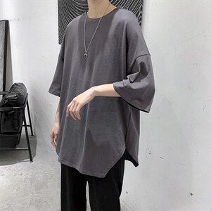 男圆领T恤宽松短袖H002P26图片