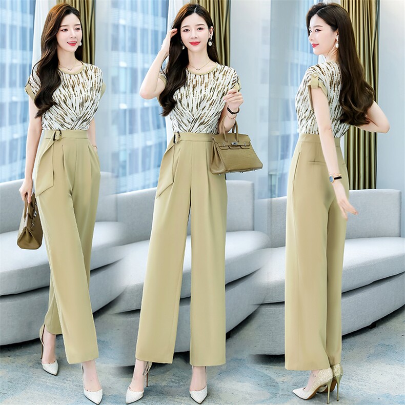 2023年夏季时尚拼接潮流有范气质宽松舒适连体裤，女装连体裤，米雪儿