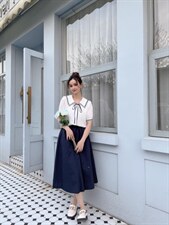 夏季新款设计款风元素刺绣衬衣，其它，知否