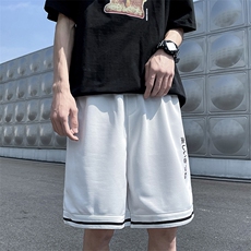 嘻哈新款五分短裤男ins设计感宽松阔腿抽绳休闲运动裤子K631-P25，男装休闲裤，星座512-2