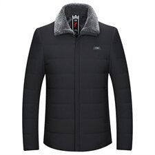 6803/P80爸爸棉衣中老年翻领加绒加厚棉袄男老人棉服父亲外套，男装棉衣，星座1216（原钱塘722）