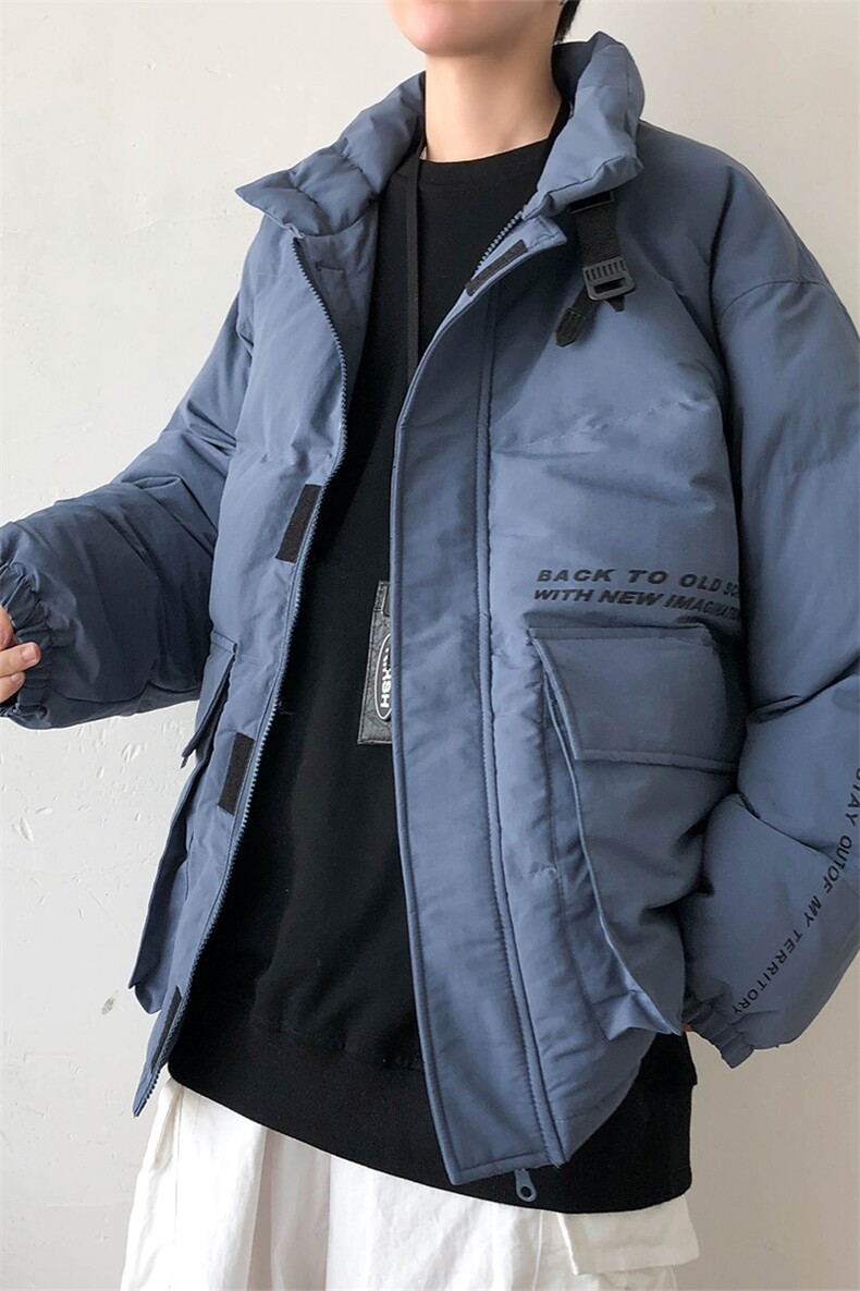 【】A003-HY8005-P130秋冬新款立领大口袋棉衣外套几物1,男装棉衣,电商A003