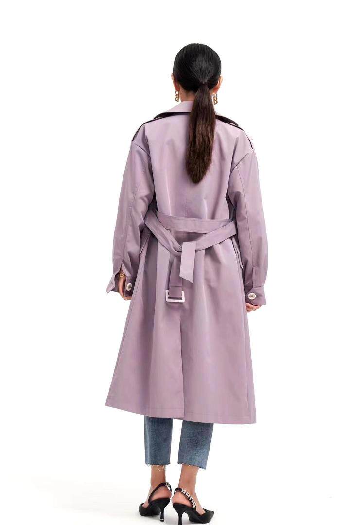 现货秋装新款风衣，女装风衣，艾涵o