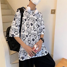 男圆领T恤五分袖T603P25，男装T恤，星座1116-2