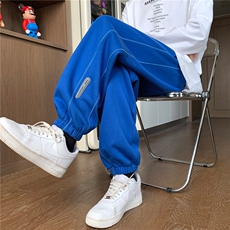 重磅束脚卫裤男秋季潮牌长裤宽松运动休闲裤子A166-YK029-P50控68，男装休闲裤，电商A166