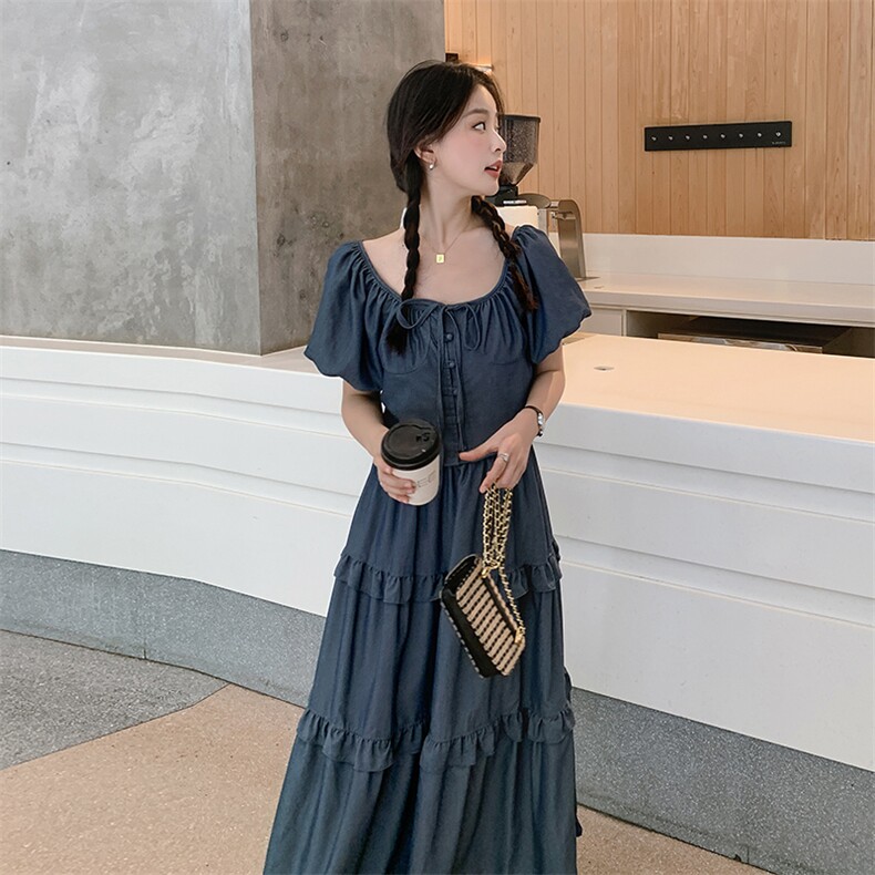 新品现货2025夏装两件套泡泡袖+半身裙2C116-2335-P125-K188,女装套装/套裙,2C116