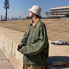 工装夹克男春百搭潮机能韩版潮流高街休闲外套W81-310B-1-P40，男装夹克，星座310B-1