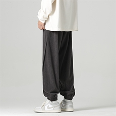 高品质无影墙休闲裤灯芯绒男裤宽松束脚大码MYK22-9800-P50，男装休闲裤，星座717