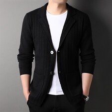 2023新款卫衣男士上衣针织衫长袖T恤P125，男装针织衫/毛衣，电商D223-1