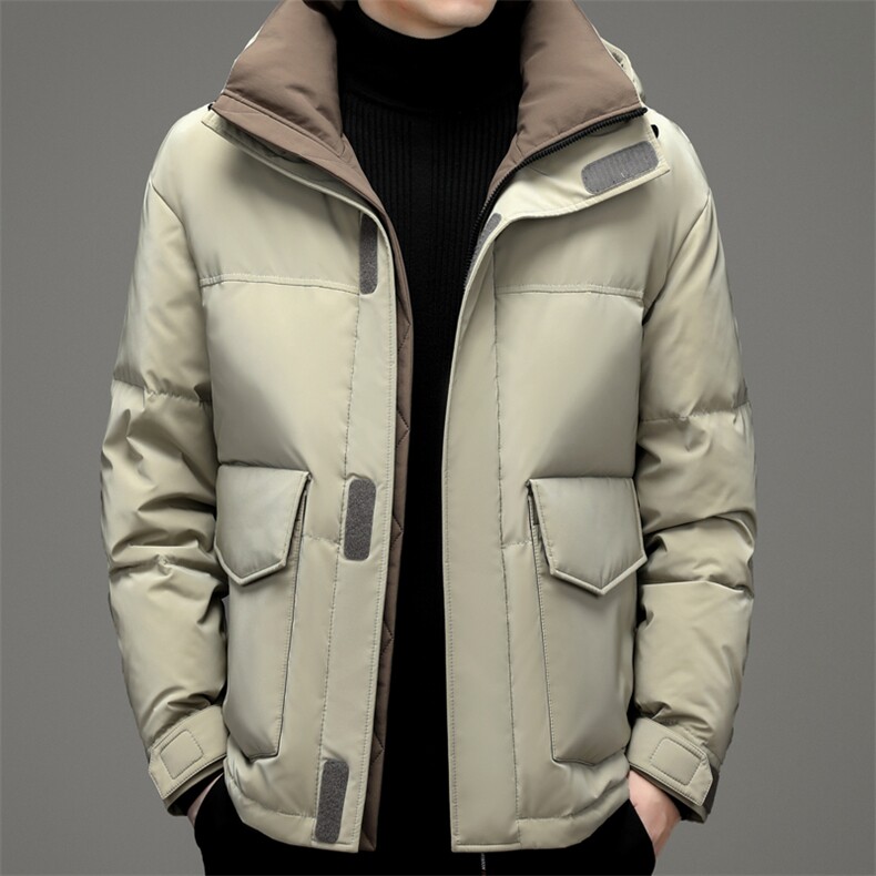 2023冬季新款中年男连帽羽绒服爸爸装时尚外套上衣DFLDY8006-P320,男装羽绒服,电商B212（原钱塘6029）