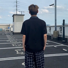 CP1168-P37假两件polo领短袖男高级感痞帅翻领t恤夏季半袖上衣，男装T恤，电商B323A