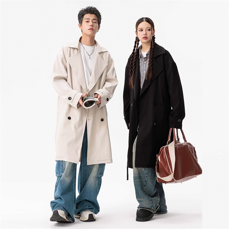 新款休闲情侣风衣，男装风衣，星座1106-2（原1111B）
