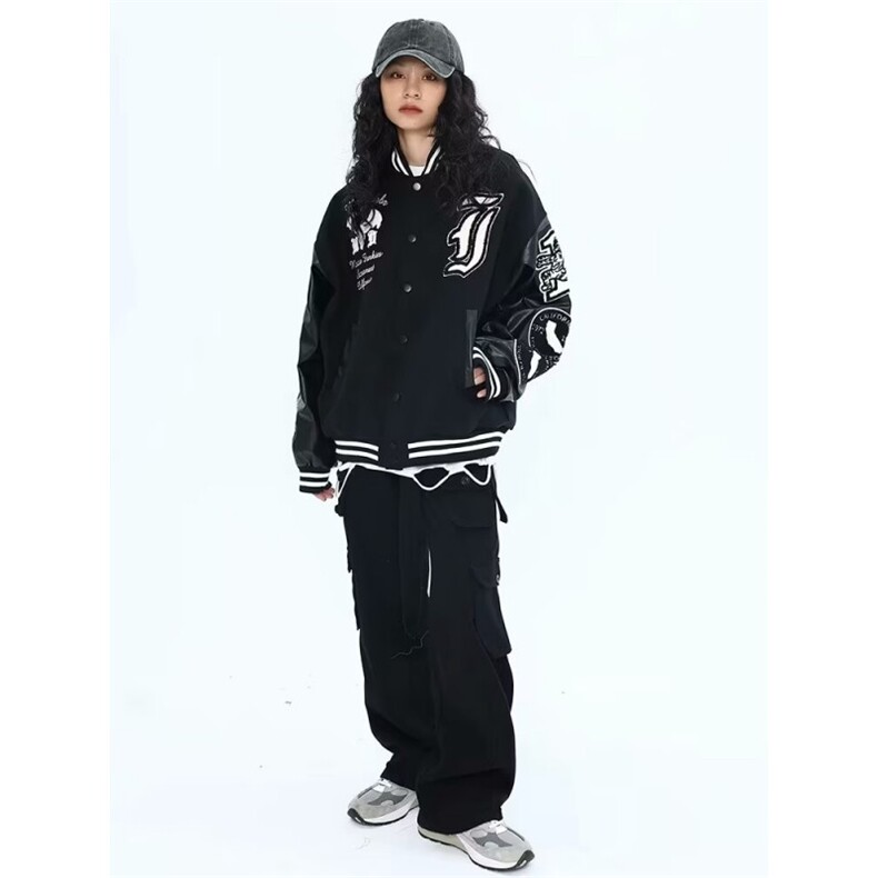 1506/QA1150/P81新款美式休闲棒球服潮牌复古飞行员夹克情侣款,男装夹克,星座1506