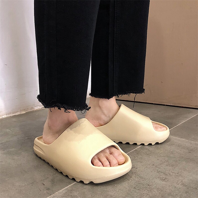 INS网红情侣款椰子拖鞋男女防滑厚底面包一字拖鞋B253-T006,男鞋拖鞋,星座814A（原电商B253）
