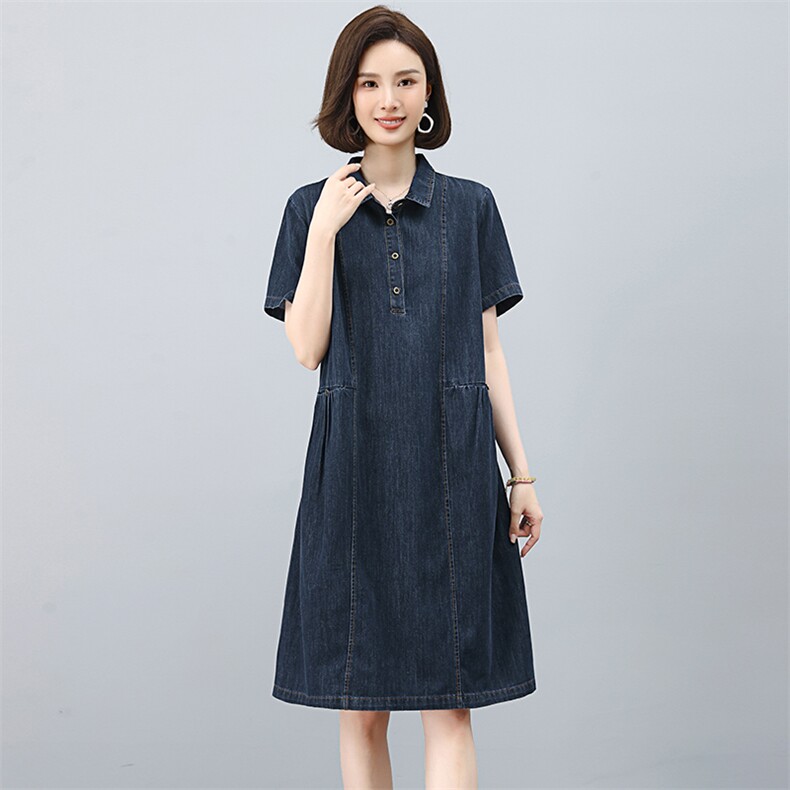 现货牛仔连衣裙,女装连衣裙,韩派
