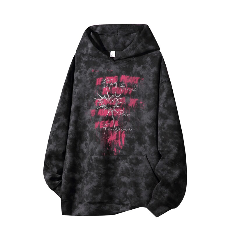 得物供货、重磅420克现货麂皮绒扎染卫衣HD019-1-WL25432ZR-P45,男装卫衣,电商019-1