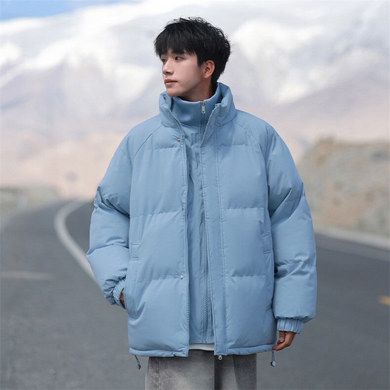 得物二开立领假两件石墨烯内里棉服棉衣外套9088特P85控118,男装棉衣,电商A309