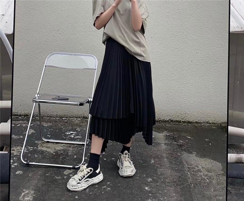 夏季哑光弹力花瑶半裙，女装半身裙，MVP